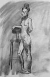 Nude with Chair